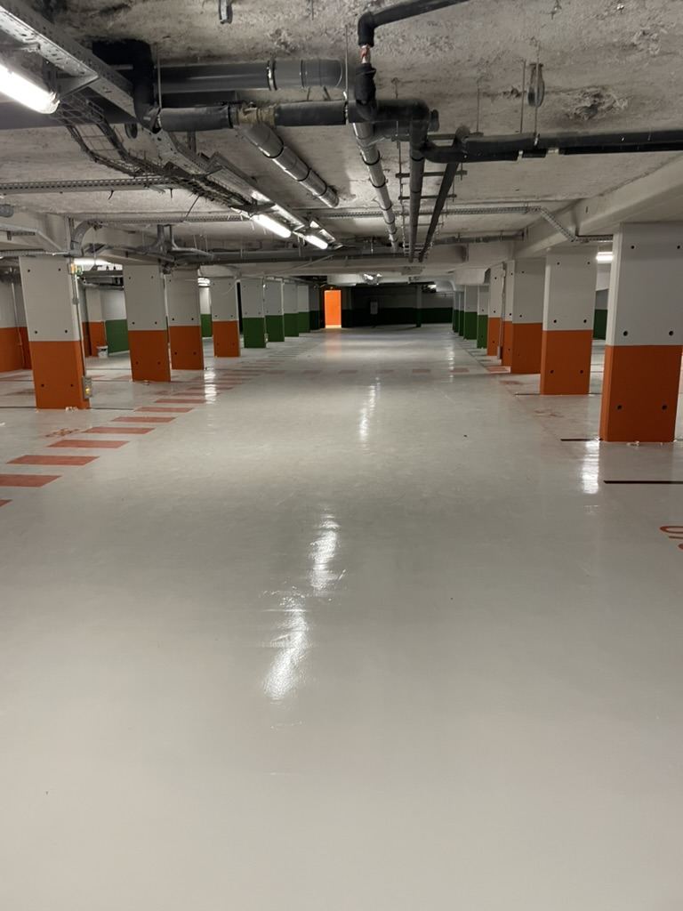 Peinture des plafonds techniques, Clichy (92)